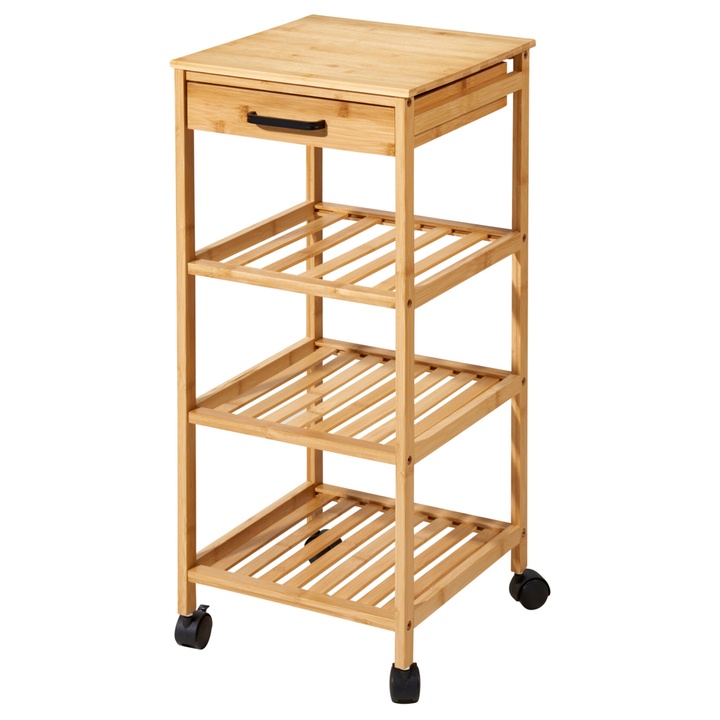 Kuchynský vozík DENI bambus 1