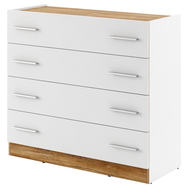 Komoda DENTRO dub stirling/biela 1