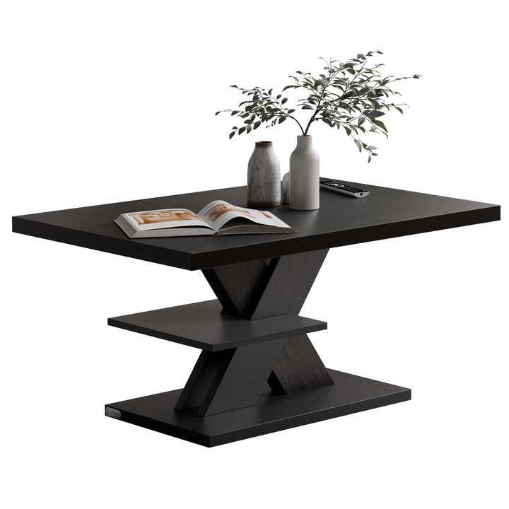 Konferenčný stolík DETROIT čierna 1