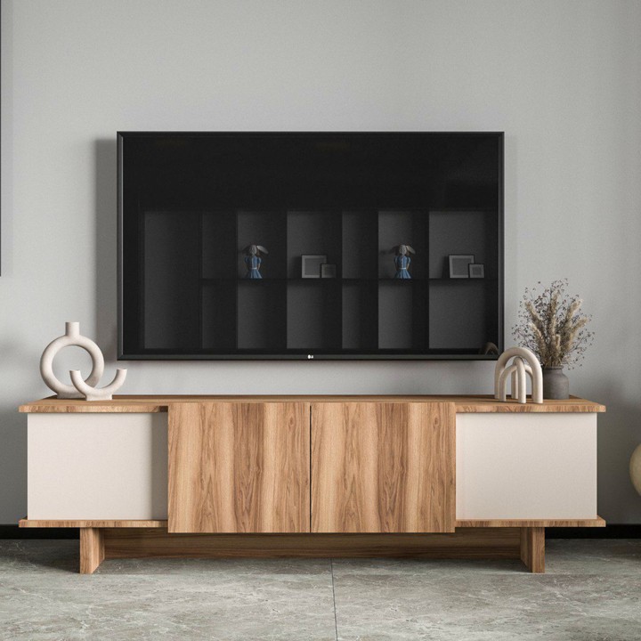TV stolík DIANA 1 krémová/orech 1