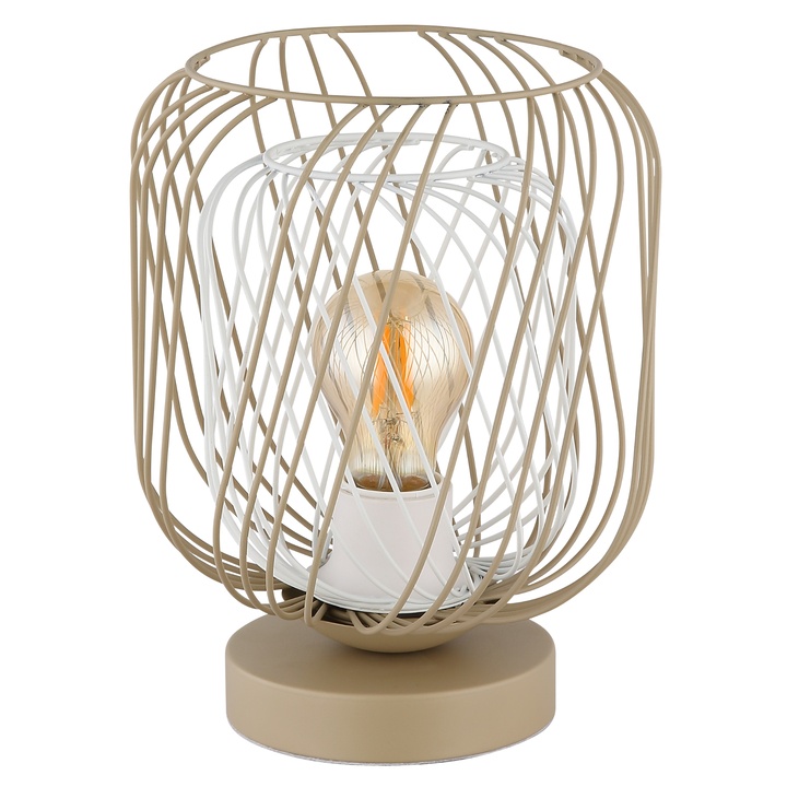 Stolná lampa DICHTI piesková/biela 1