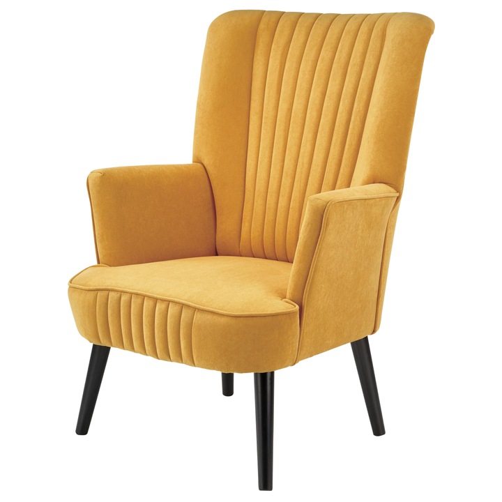 Kreslo DILGODU horčicová 1