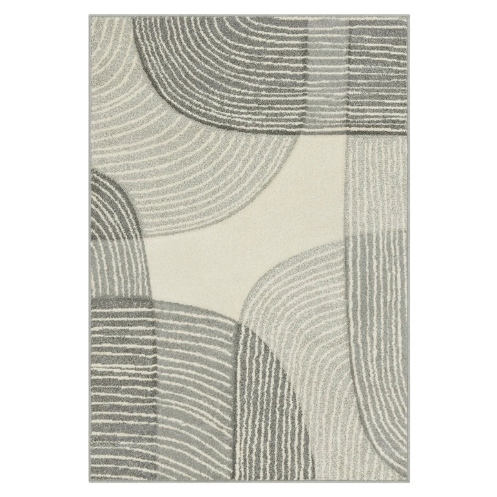 Koberec DIXIE 50500/YC9E krémová/strieborná, 67x120 cm 1