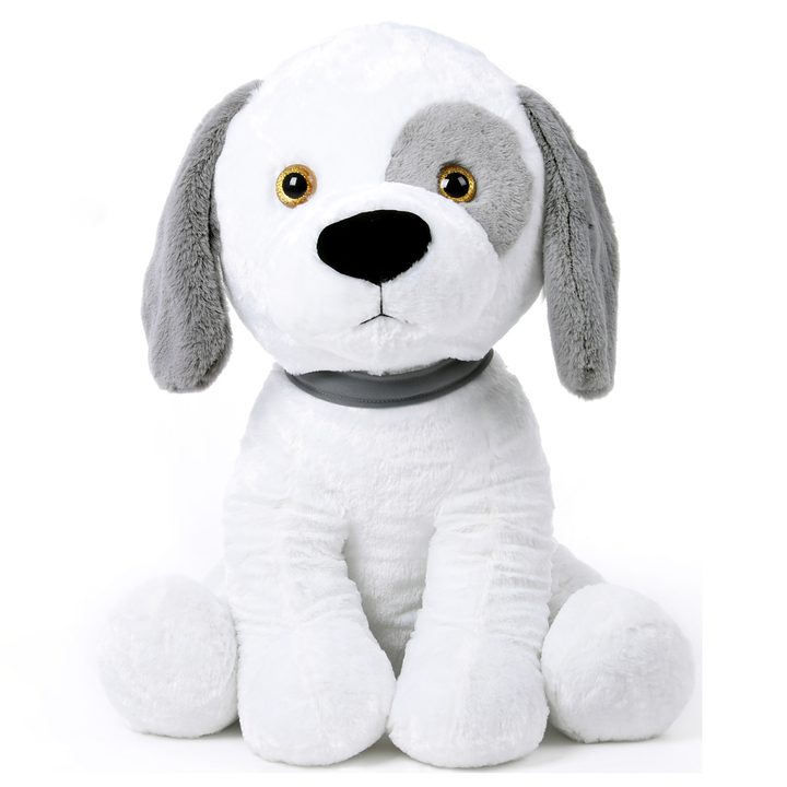 Plyšová hračka  DOGI biela/sivá, výška 58 cm 1