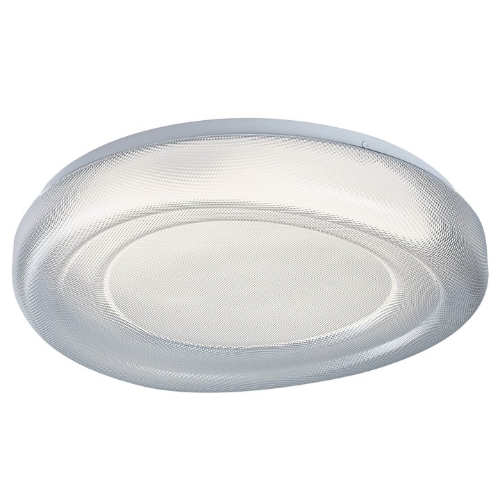 Stropné svietidlo DOLCINO biela/priehľadná, priemer 38 cm 1