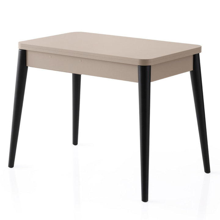 Jedálenský stôl DOLUNAY kávová/čierna 1