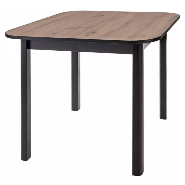 Jedálenský stôl DONTI dub artisan/čierna 1