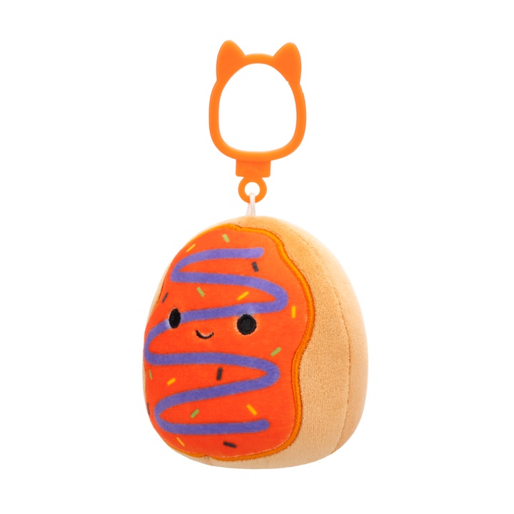 Kľúčenka Squishmallows DONUT JAY oranžová/fialová 1