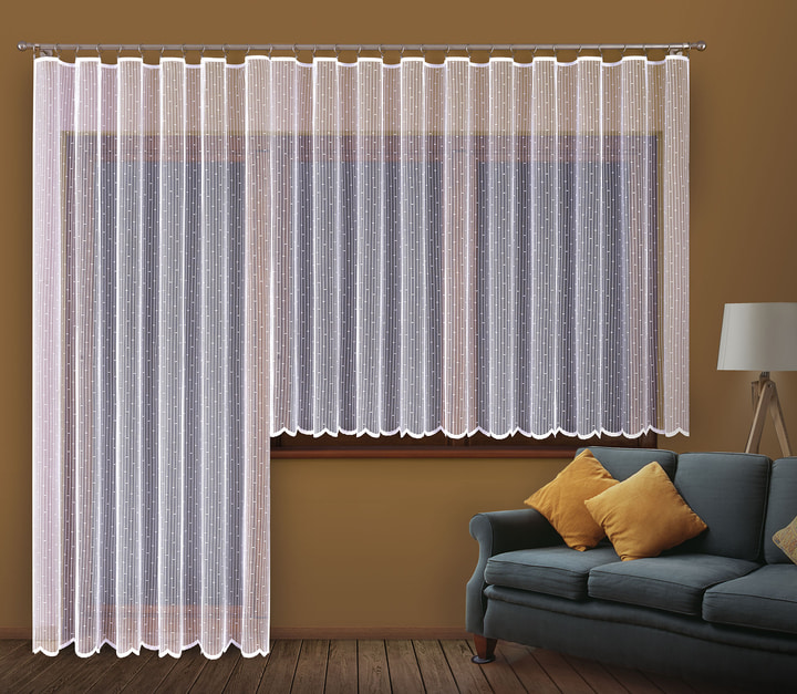 Záclona  DORA biela, 300x130 cm 1