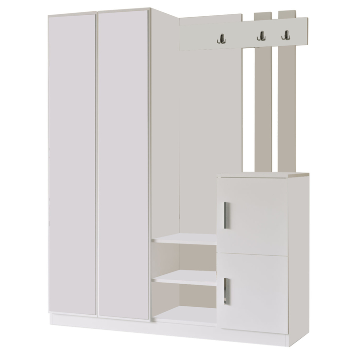 Predsieňová zostava DORAS 2 biela 1