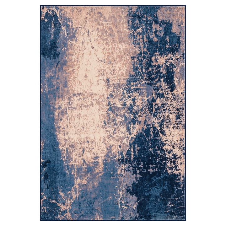 Koberec DORY 1 modrá/béžová, 140x200 cm 1