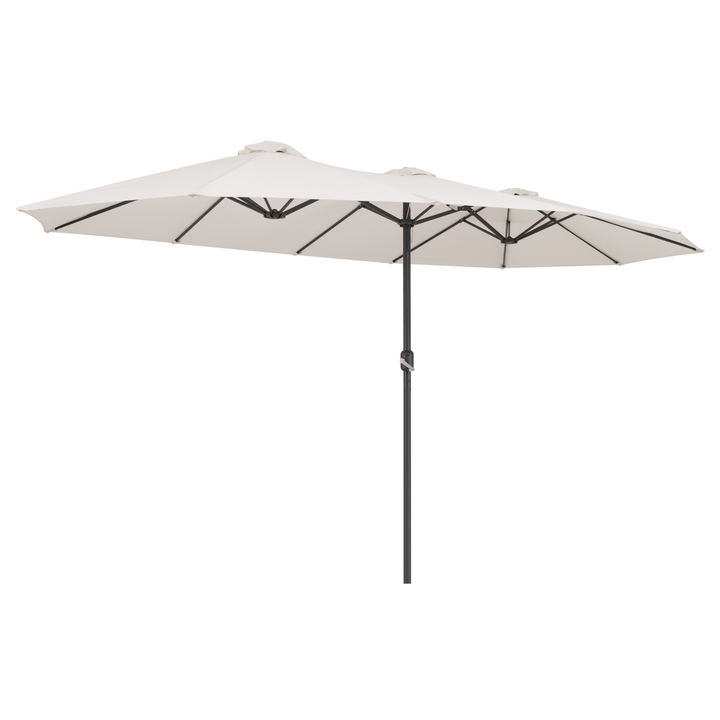 Slnečník DOUBLE krémová 1