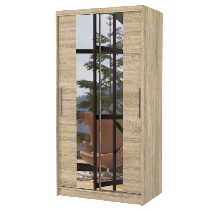 Šatníková skriňa DRAGOS dub sonoma 1