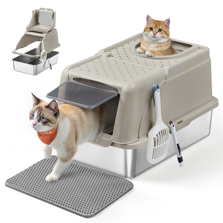 Mačacia toaleta DUAL béžová 1