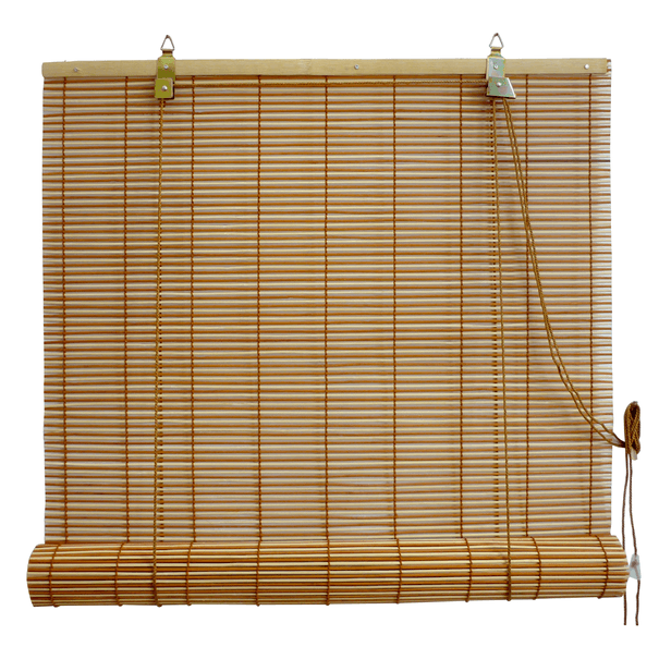 Bambusová roleta DUET prírodná/čerešňa, 100x160 cm 1