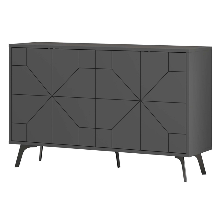 Komoda DUNE I antracitová 1