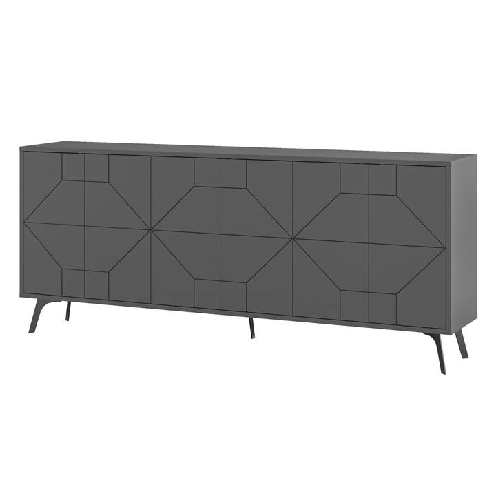 Komoda DUNE II antracitová 1