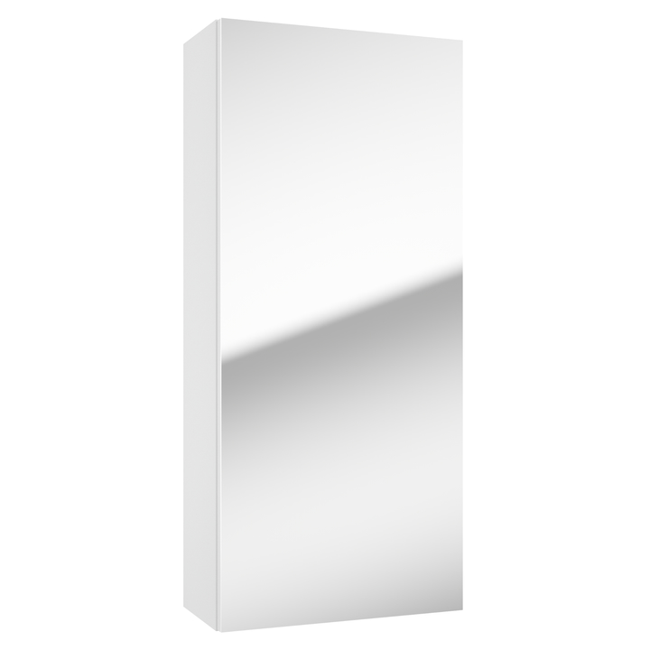 Zrkadlová skrinka DUO 40 L biela vysoký lesk/zrkadlo 1