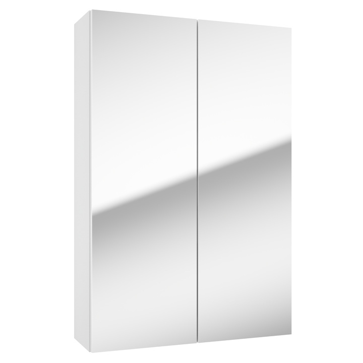 Zrkadlová skrinka DUO 60 L biela vysoký lesk/zrkadlo 1