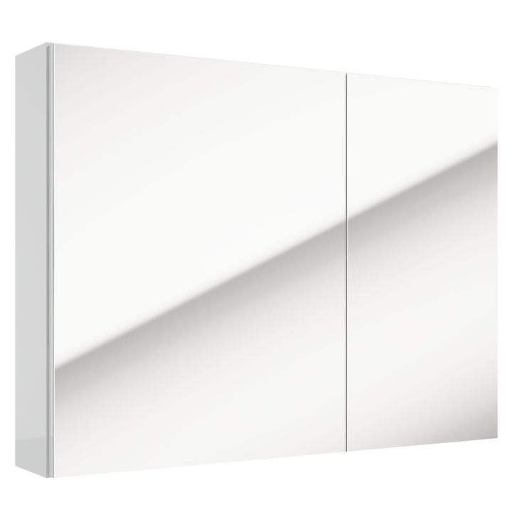 Zrkadlová skrinka EDIA II biela vysoký lesk 1