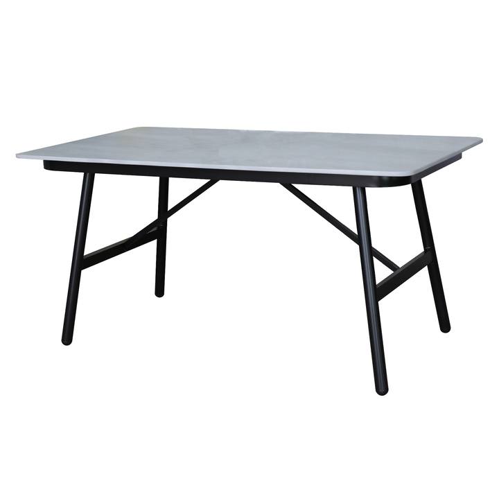 Záhradný stôl EDINBURGH čierna/sivá 1