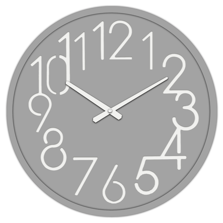 Nástenné hodiny EDWARDS sivá, ⌀ 60 cm 1