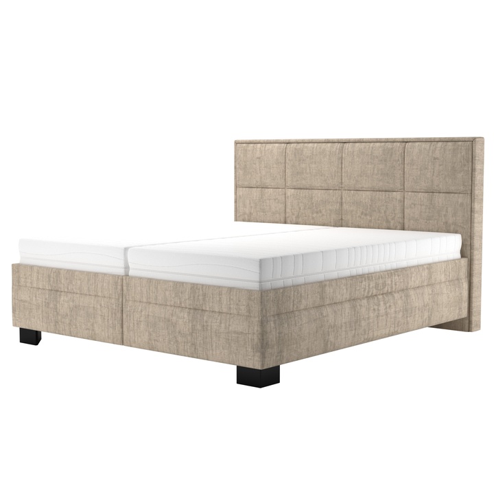 Posteľ s polohovacím roštom ELA 2 béžová, 160x200 cm 1