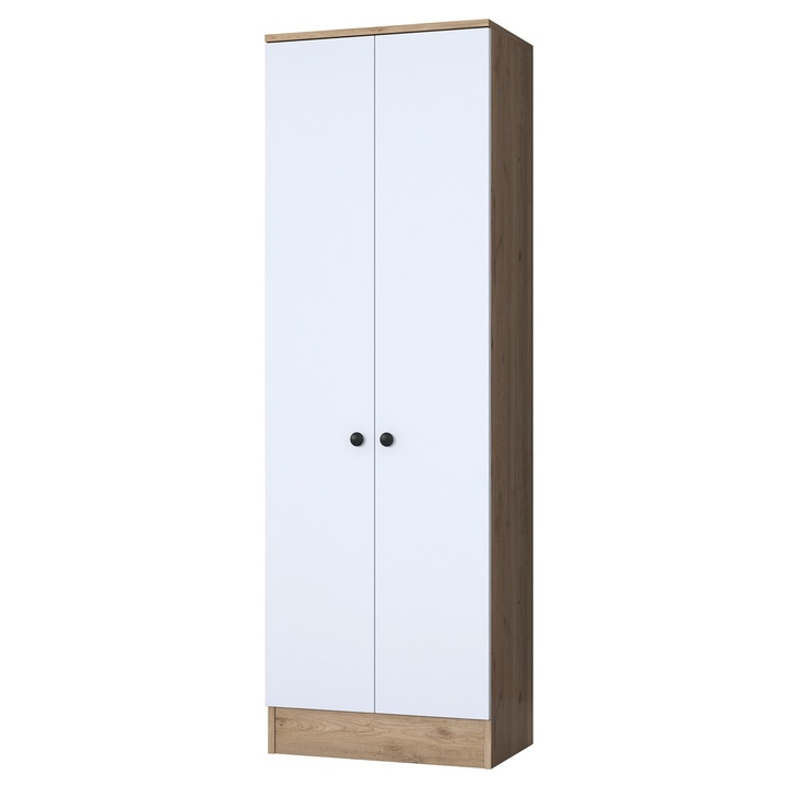 Predsieňová skriňa ELA 2 biela/orech 1