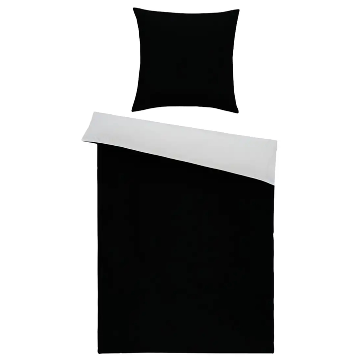 Posteľná bielizeň ELEGANT čierna/biela, 80x80 a 135x200 cm 1