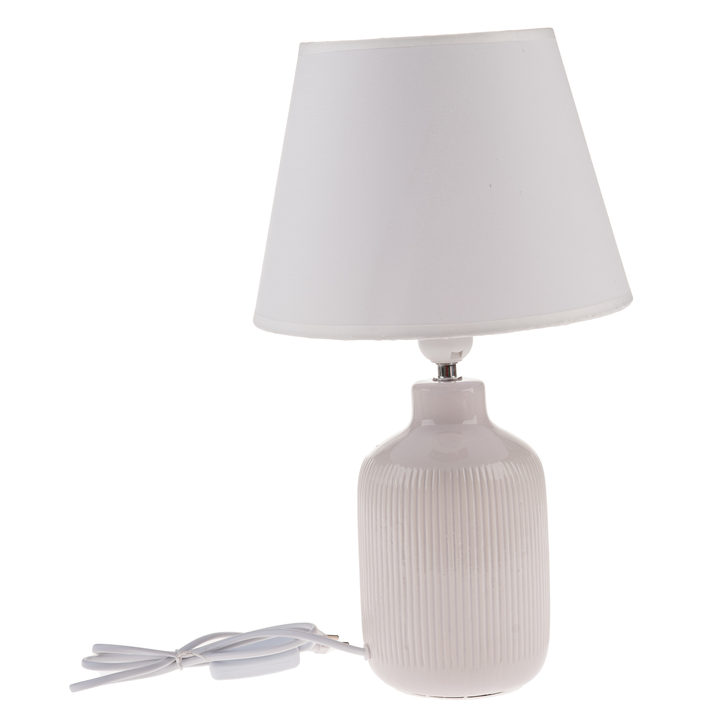 Stolná lampa ELIA krémová/biela 1