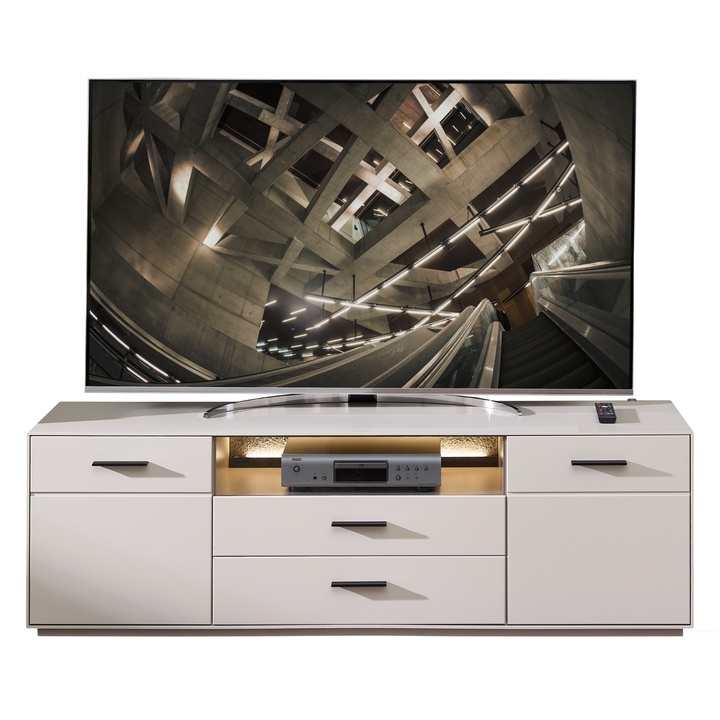 TV komoda ELIGIA II sahara krémová/granit 1