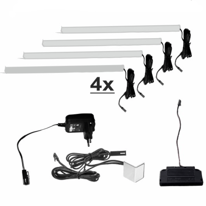 LED osvetlenie ELIGIA teplá biela, 2 ks 1