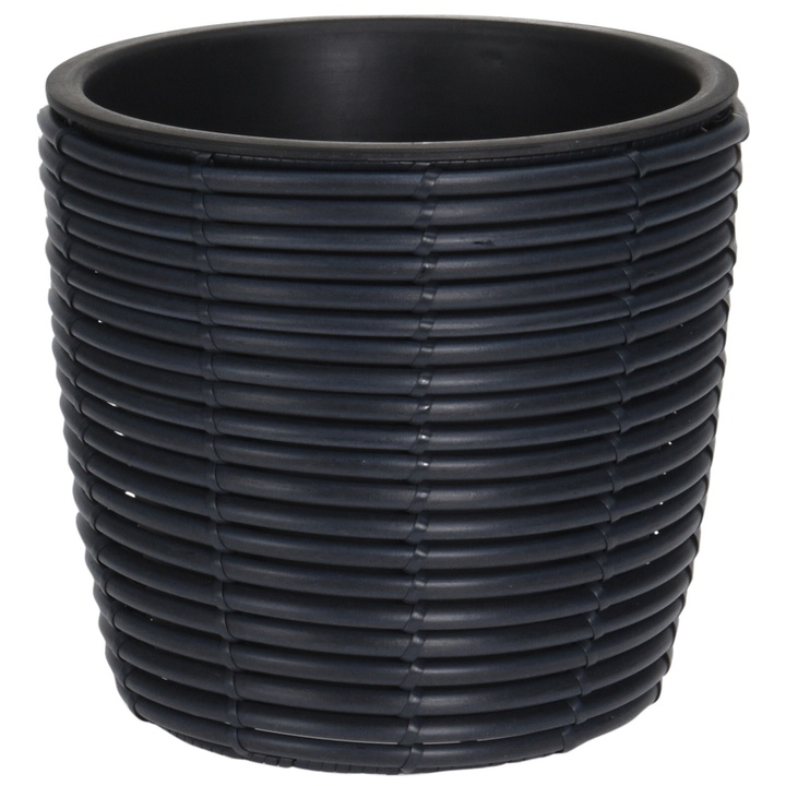Kvetináč ELINA čierna, šírka 25 cm 1