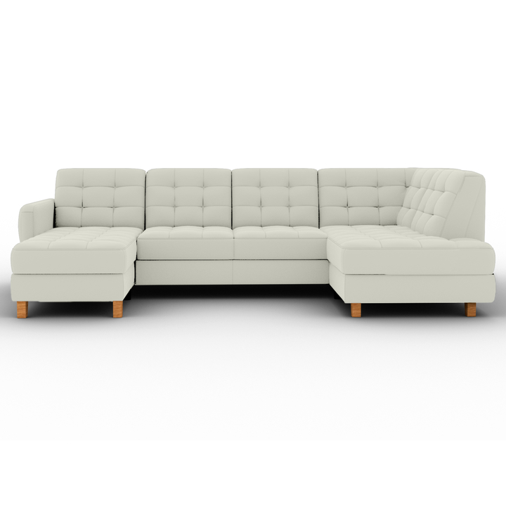 Sedacia súprava ELIO U pravá, biela 1