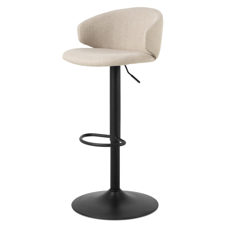 Barová stolička ELLA béžová/čierna 1