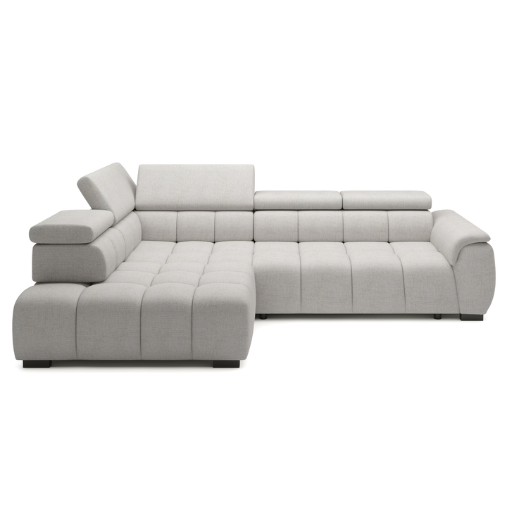 Sedacia súprava ELVAN L ľavá, svetlosivá 1