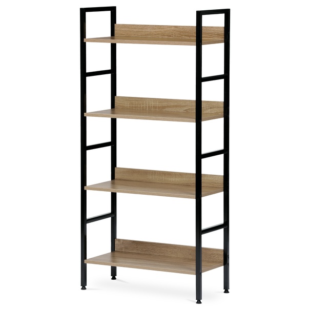 Regál ELVIN 2 dub/čierna 1