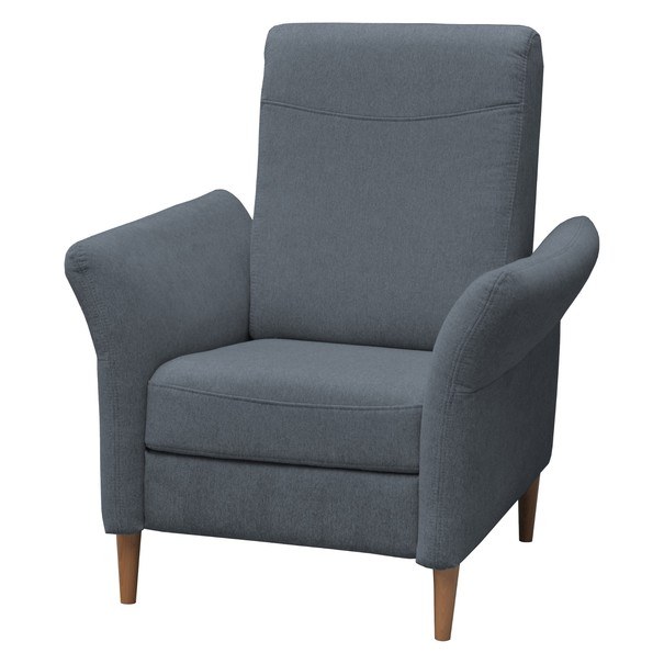 Relaxačné kreslo EMI MANUAL sivostrieborná 1