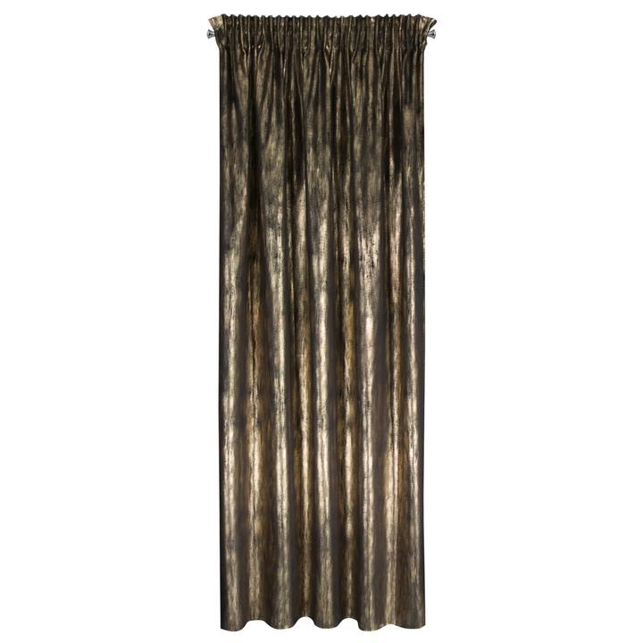 Záves EMILA 2 čierna/zlatá, 140x270 cm 1