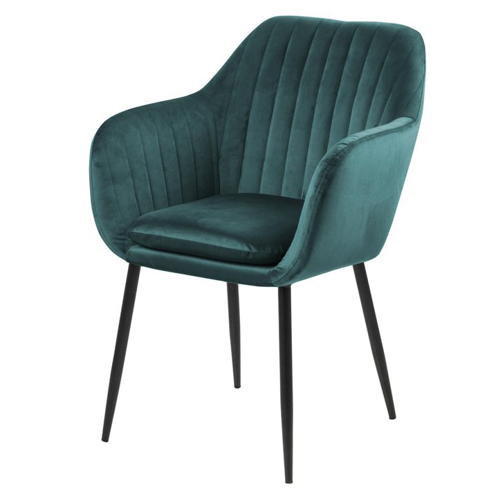 Jedálenská stolička EMILIA tmavozelená 1
