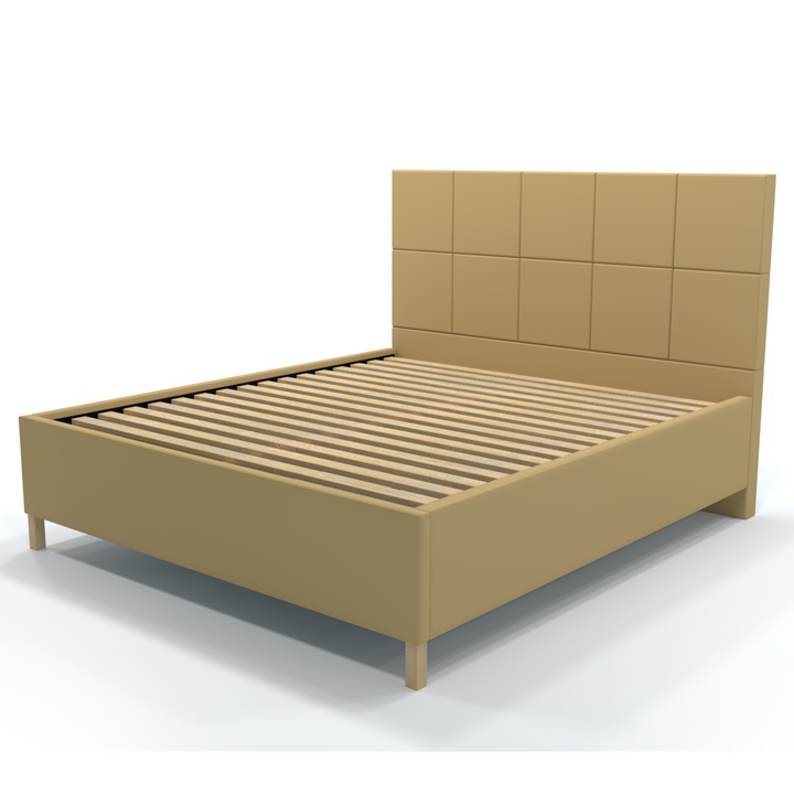 Posteľ s roštom EMMI 2 medová, 160x200 cm 1