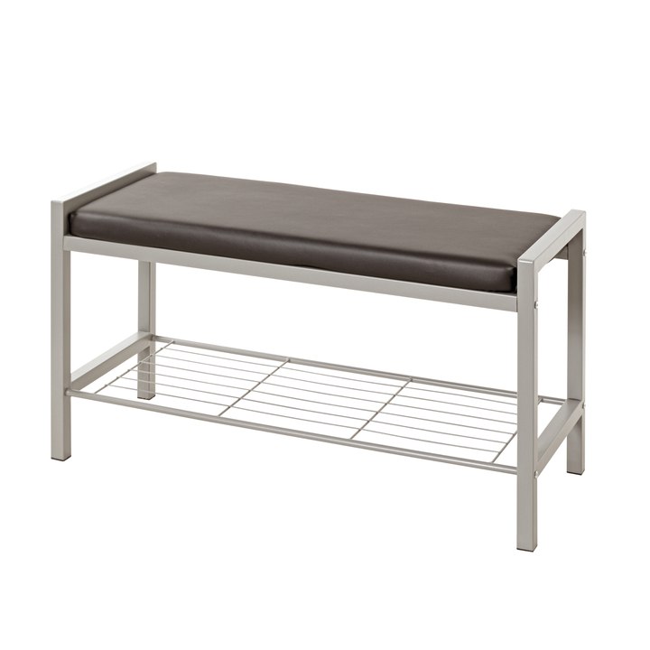 Lavica na topánky ENYA čierna/sivá 1