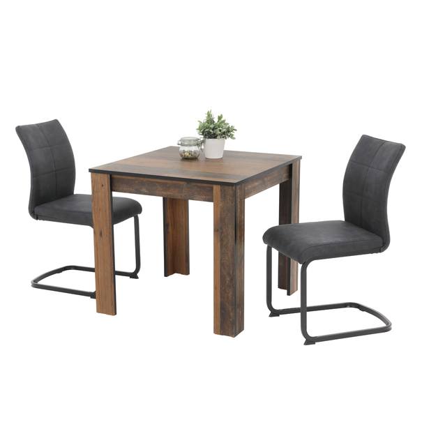 Jedálenská zostava ERIKA I G staré drevo/antracitová 1