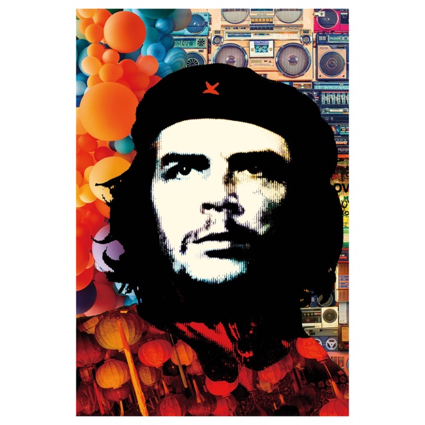 Obraz na skle ERNESTO 80x120 cm, viacfarebná 1