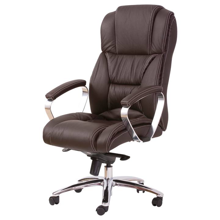 Kancelárske kreslo ERNESTO tmavohnedá 1