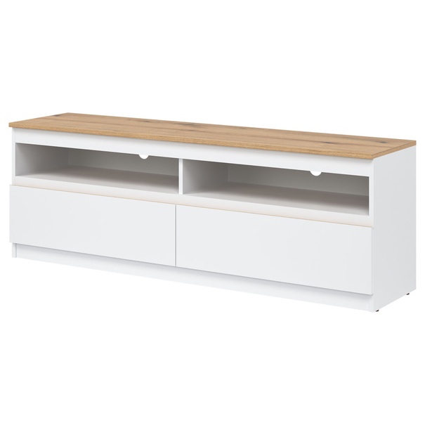 TV komoda ERNIE RM01 dub evoke/biela 1
