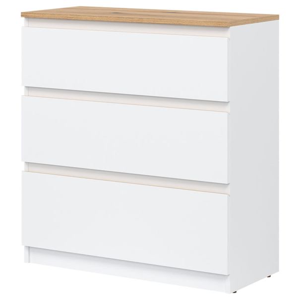 Komoda ERNIE RM02 dub evoke/biela 1