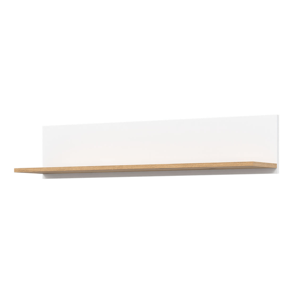 Polica ERNIE RM13 biela/dub evoke 1