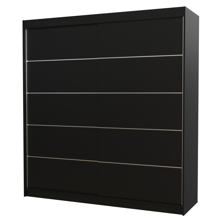 Šatníková skriňa ESMA čierna 1