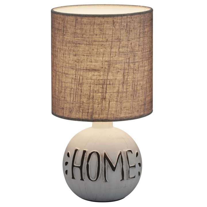 Stolná lampa ESNA 1 sivá/cappuccino 1